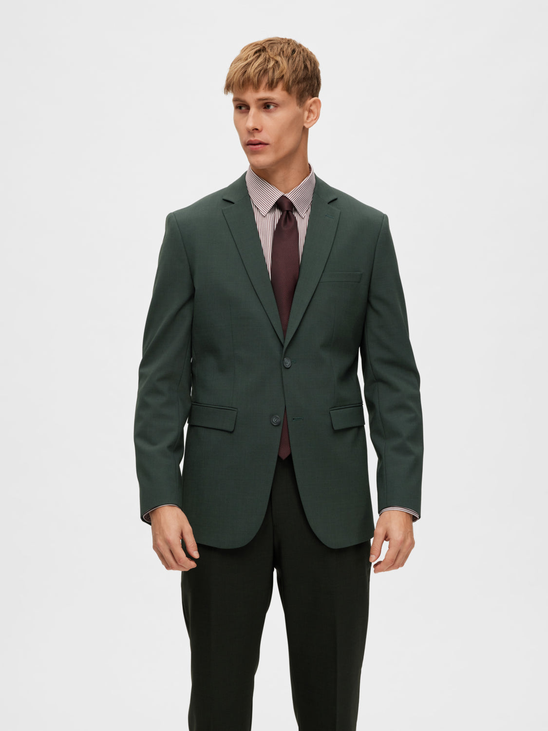 Elon Dressjakke Blazer - Grønn/ Dark Green